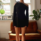 Women Dresses Fall Sexy Slim Long Sleeve Dress