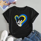 Ukraine Girl Clothes Jersey Ukrainian Flag Tshirt Women