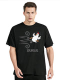 Me Suda La Polla Cute Chicken Cartoon Tshirt