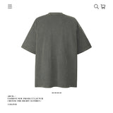 American vintage street T-shirt cotton character print men and women summer loose