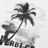 Men Hoodie Coconut Tree Printed Hoodie