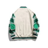 Varsity Jacket Vintage Spring Embroidery Letter Baseball Uniform