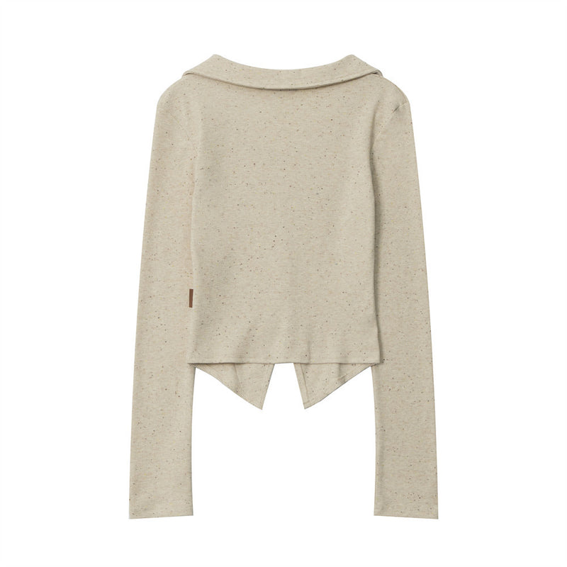 Women Long Sleeve T-Shirt Long Sleeve T-shirt Women's Casual Shoulder V-neck Short Top