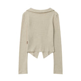 Women Long Sleeve T-Shirt Long Sleeve T-shirt Women's Casual Shoulder V-neck Short Top