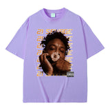 Rapper 21 Savage Graphic Tshirt Men's Hip Hop Vintage