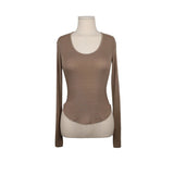 Women's Long Sleeve Shirt Top for Autumn and Winter