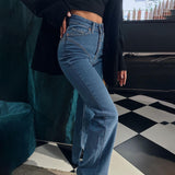 Women Cargo Pants Jeans Women's Slim-Fitting Patchwork Long