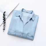 Women T-shirt Denim Shirt Women's Shirt