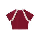 Women T-shirt Short Sleeve T-shirt Women's Sports Style Casual round Neck
