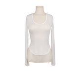 Women's Long Sleeve Shirt Top for Autumn and Winter