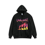 Men Long Sleeve Shirt Vintage Couple Hooded Sweater Men and Women All-Matching Hoodie