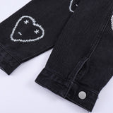 Men Denim Jacket Loose Three-Dimensional Jacket Men's Ins Jacket