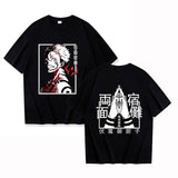 Hot Anime Ryomen Sukuna Print T-shirt Summer Fashion T Shirt