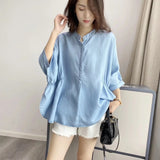 Women T-shirt Denim Shirt Women's Spring Design Loose Top