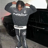 HS Sweatpants Sports and Leisure Slightly Flared Sweatpants
