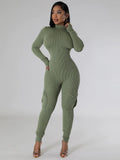 Women Jumpsuit Long Sleeve Casual Autumn and Winter Rompers Jumpsuit