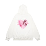 Men Hoodie Printed Hoodie Boys Washed Old Loose Hoodie