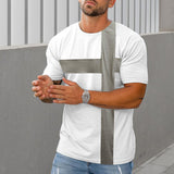 Men T Shirt T-shirt Summer Men's Loose Short Sleeve