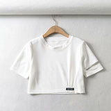 Women T-Shirt Loose round Neck Pullover T-shirt Top