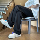 Men Sweatpants Men's Summer Logging Overalls Straight Casual Pants