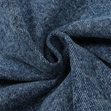 Men Denim Jacket Men's Spring and Autumn Denim Polo Shirt Top