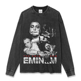 Detroit Eminem T Shirt Vintage Washed Old T-Shirt