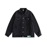 Unisex Jacket Autumn Washed Dyed Denim Coat
