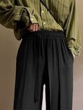 Men Sweatpants Men's Draping Effect High-Grade Straight Loose Casual Pants