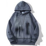 Men Fleece Lined Hoodie Hooded Sweater Men's Winter Clothes Loose Thick Warm Pullover
