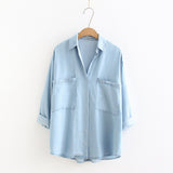 Women T-shirt Denim Shirt Women's Shirt
