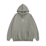 Men Hoodie Hooded Sweater Men's Loose Letter Embroidery Long Sleeve