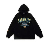 Unisex Jacket Autumn Letter Embroidered Pullover Sweatshirt
