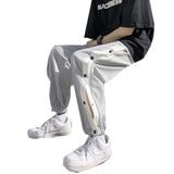 Men Sweatpants Men's Summer Casual Loose-Fit Tappered Trousers Sports Pants