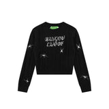 Women Sweater Short Knitwear for Women Autumn Crew Neck