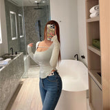 Women Long Sleeve Shirt Top Women's Autumn Long Sleeve Tight