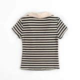 Women T-Shirt T-shirt Short Sleeve Women Summer Lapels Top