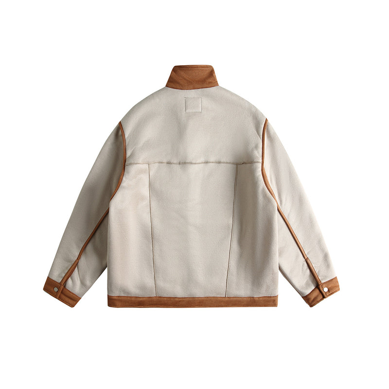 Unisex Sweater Winter Couple Lamb Wool Top