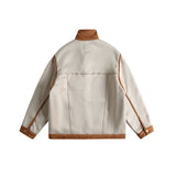 Unisex Sweater Winter Couple Lamb Wool Top
