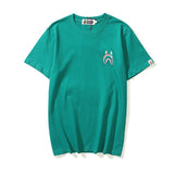 Bathing Ape T Shirt Cartoon Round Neck Summer Printed Large Size Short Sleeve Casual