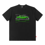 Men T Shirt Retro Short Sleeve T-shirt Men and Women Ins Style