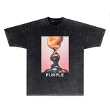 Purple Brand T Shirt Short Sleeve T-shirt Blouse
