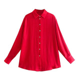 Women T-shirt Fall Women's Clothing All-Matching Printed Shirt