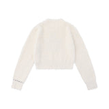 Women Sweater Short Sweater for Girls Autumn Crew Neck Casual