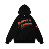Men Hoodie Letter Hooded Sweater Men's Spring and Autumn Loose Casual Long Sleeves