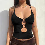 Women Halter Tops Spring Fashion Slim Strap Top