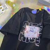 Women T Shirt Fruit Print Harajuku Tshirt Kawaii Loose Short