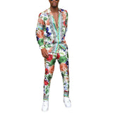Men's Co-Ords Summer Men's Suit Shirt with Casual Pants