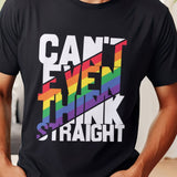 Gay Day Rainbow pure cotton men's Tshirt comfort