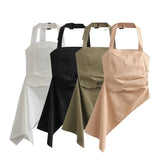 Women Camisole Summer Women's Pure Color Halter Camisole