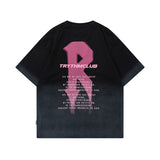 Men T Shirt Fashion Brand Graffiti Printing Casual Short-Sleeved T-shirt Men and Women Hip Hop